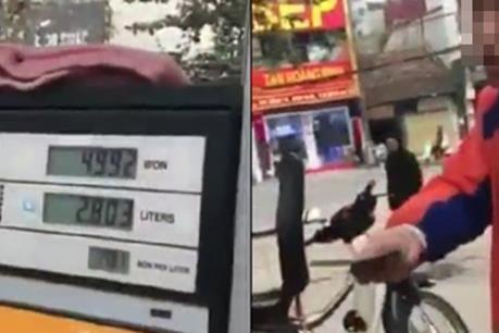 Niêm phong trụ bơm xăng, dầu có dấu hiệu bơm thiếu
