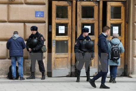 Vụ tấn công tàu điện ngầm tại Nga: Đã bắt giữ thêm một số nghi phạm