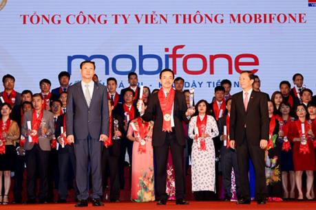 MobiFone đạt danh hiệu Top dẫn đầu Thương hiệu mạnh Việt Nam 2016