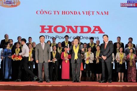 Honda Việt Nam nhận giải thưởng Rồng Vàng năm 2017