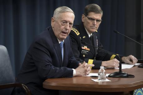 Lầu Năm Góc khẳng định: Mỹ sẽ không thay đổi chiến lược quân sự tại Syria