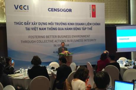 Thúc đẩy xây dựng môi trường kinh doanh liêm chính
