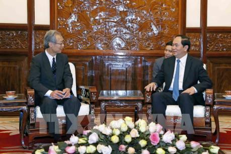 Chủ tịch nước Trần Đại Quang đánh giá cao việc TTXVN và Kyodo News mở rộng hợp tác