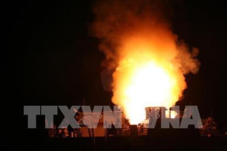 Liên quân Mỹ không kích một kho vũ khí hóa học của IS