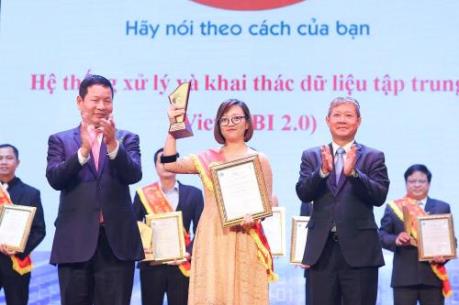 Viettel có 10 sản phẩm, dịch vụ được vinh danh