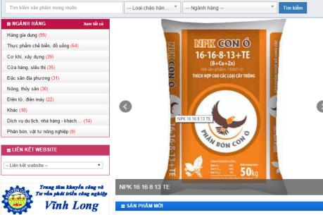 Vĩnh Long đưa vào hoạt động sàn giao dịch thương mại điện tử ngành công thương