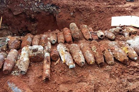 Quảng Ninh: Xử lý hơn 60 quả đạn pháo từ thời chiến tranh