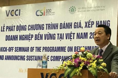 Phát động Chương trình đánh giá, công bố các doanh nghiệp bền vững tại Việt Nam