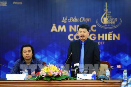Gần 100 phóng viên bầu chọn Giải thưởng Âm nhạc Cống hiến 2017