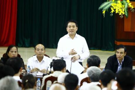 Dân Đồng Tâm đồng ý thả người sau cuộc đối thoại với Chủ tịch Hà Nội Nguyễn Đức Chung 