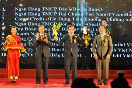SeABank đạt giải thưởng “Thương mại dịch vụ Việt Nam” lần thứ 6