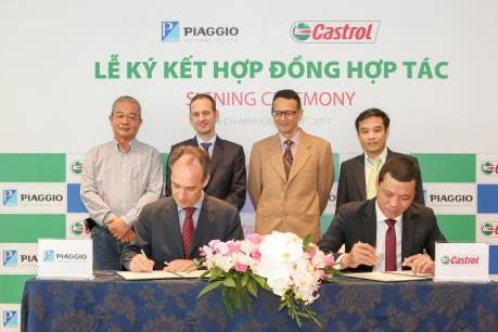 Piaggio và Castrol ký thỏa thuận toàn cầu về cung cấp dầu nhớt