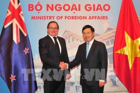 Bộ trưởng Ngoại giao Phạm Bình Minh hội đàm với Bộ trưởng Ngoại giao New Zealand