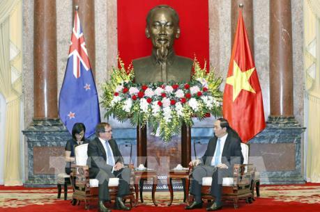 Chủ tịch nước Trần Đại Quang tiếp Bộ trưởng Ngoại giao New Zealand