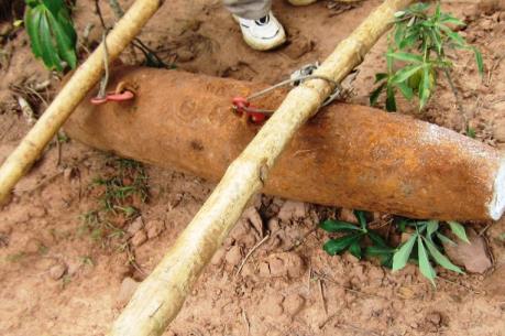 Thái Bình: Phát hiện quả bom nặng gần 240kg
