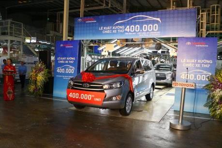 Toyota Việt Nam xuất xưởng chiếc xe thứ 400.000