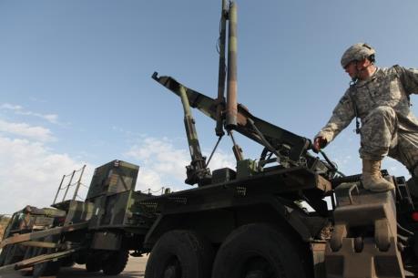 Tên lửa Patriot của Israel bắn hạ mục tiêu trên không
