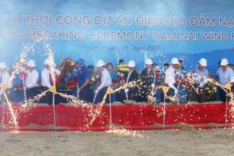 Khởi công Dự án Nhà máy điện gió Đầm Nại