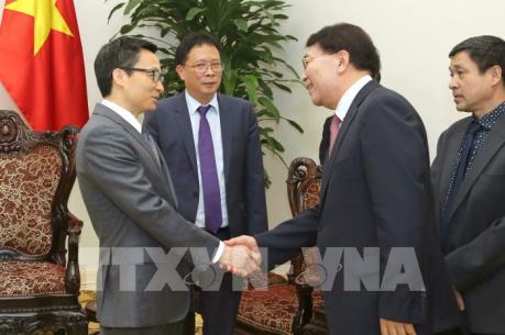 Phó Thủ tướng Vũ Đức Đam tiếp Chủ tịch Viện Hàn lâm Khoa học Trung Quốc