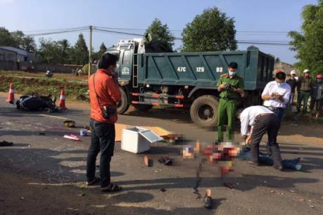 Đắk Lắk: Tai nạn giao thông trên Quốc lộ 27 làm hai vợ chồng tử vong