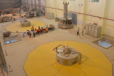 Phát điện tổ máy 3 Thủy điện Trung Sơn