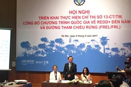 Sẽ nâng độ che phủ rừng toàn quốc lên 45% vào năm 2030