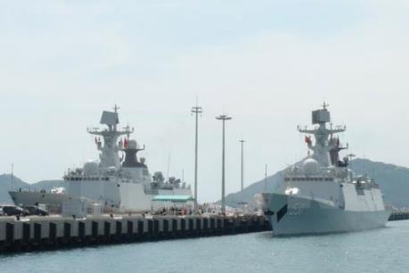 Biên đội tàu Hải quân Trung Quốc thăm Cảng quốc tế Thành phố Hồ Chí Minh