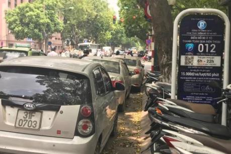 Hà Nội tiếp tục thí điểm dịch vụ tìm điểm trông giữ xe qua iparking