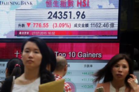 Hầu hết các thị trường chứng khoán châu Á lên điểm nhờ động lực từ Âu-Mỹ