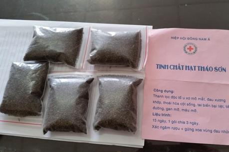 Hà Nội: Bắt ổ nhóm lừa bán "thần dược" chữa ung thư