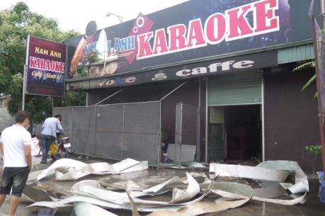 Cháy quán Karaoke nằm sát quốc lộ 5, Hải Dương