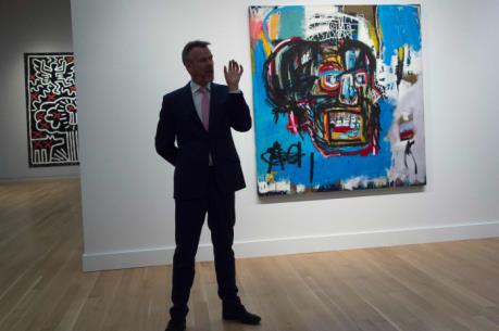 Bức họa "Untitle" của Basquiat phá kỷ lục của các họa sĩ Mỹ