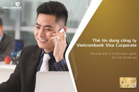 Thẻ tín dụng Vietcombank Visa Corporate miễn lãi lên tới 57 ngày