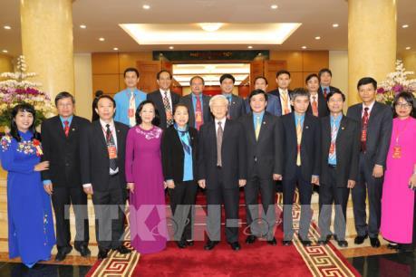 Tổng Bí thư Nguyễn Phú Trọng gặp mặt các đại biểu của Chương trình Vinh quang Việt Nam