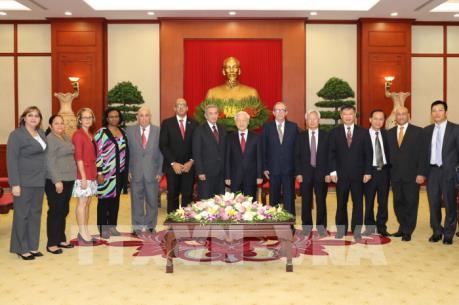 Tổng Bí thư Nguyễn Phú Trọng tiếp Đoàn đại biểu Đảng Cộng sản Cu-ba