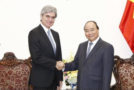 Thủ tướng Nguyễn Xuân Phúc tiếp Tổng Giám đốc Tập đoàn Siemens