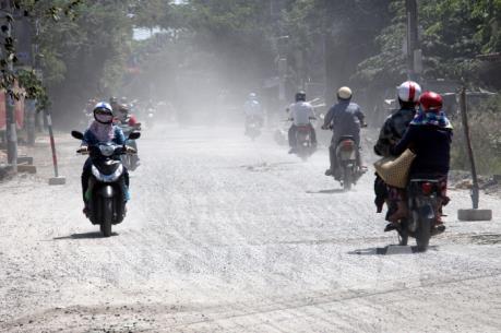 Cần sớm khắc phục tình trạng ô nhiễm bụi đường ở thành phố Quảng Ngãi