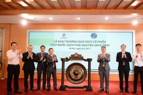 16 triệu cổ phiếu Công ty cổ phần Nước sạch Thái Nguyên giao dịch trên UPCoM 