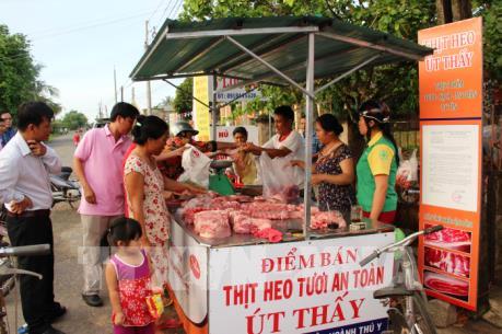 Tây Ninh xây dựng chuỗi cửa hàng thịt lợn an toàn