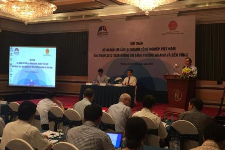 Chỉ rõ điểm nghẽn tái cơ cấu ngành công nghiệp Việt Nam