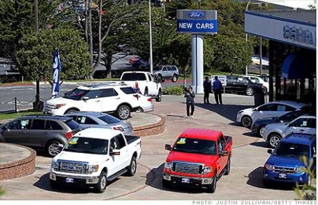 Ngành công nghiệp ô tô Mỹ đối mặt doanh số giảm