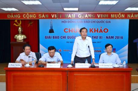 95 tác phẩm đoạt Giải Báo chí quốc gia lần thứ XI