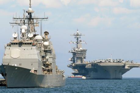 Hai tàu sân bay Mỹ rời khỏi Biển Nhật Bản