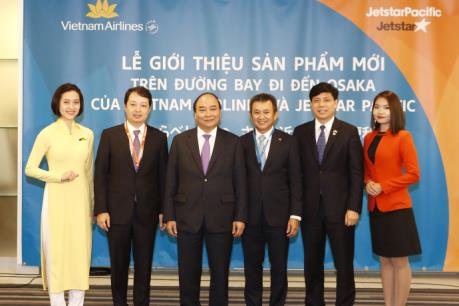 Thủ tướng Nguyễn Xuân Phúc dự lễ công bố đường bay đi/đến Osaka từ Hà Nội và Đà Nẵng