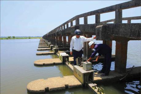 Đập Cửa Lác xuống cấp ảnh hưởng lớn đến vụ Hè Thu