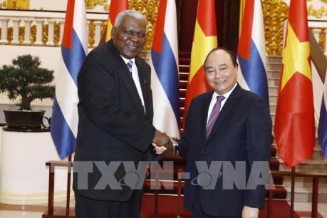 Thủ tướng Nguyễn Xuân Phúc tiếp Chủ tịch Quốc hội Cuba