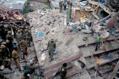 Hơn 120 người bị mất tích trong vụ sập chung cư cao tầng