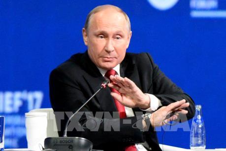 Tổng thống Vladimir Putin khẳng định kinh tế Nga đang tăng trưởng
