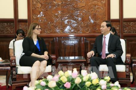 Chủ tịch nước Trần Đại Quang tiếp Đại sứ Israel