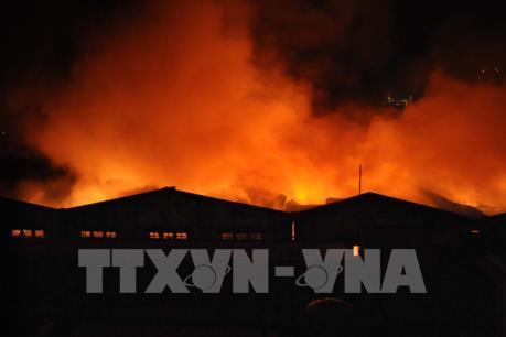 Tin mới nhất về vụ cháy lớn trong khu vực Cảng Sài Gòn